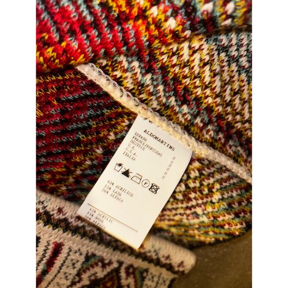 Anthropologie Aldomartin Abbie Tassel Nortic Longsleeve Cardigan Sweater - Picture 7 of 10